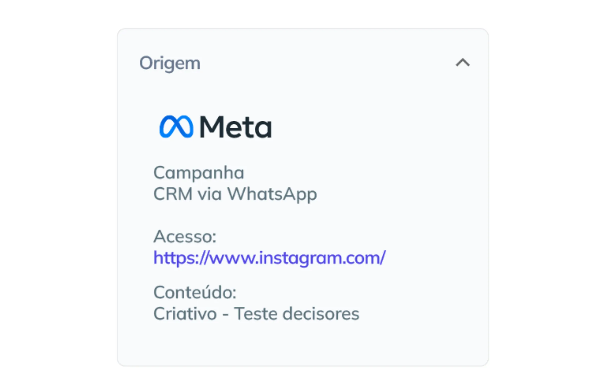 Meta campaign tracking in Hootspy showing which ads generate the most WhatsApp conversations.