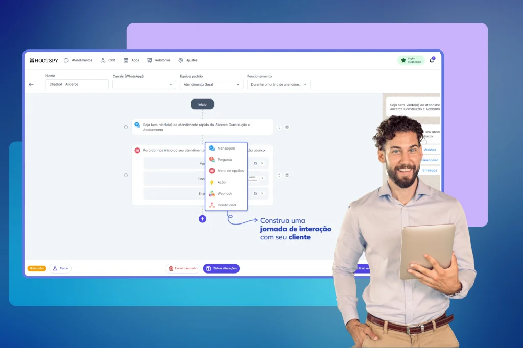 Integre o rastreio de campanhas WhatsApp ao CRM e acompanhe todo o histórico de leads